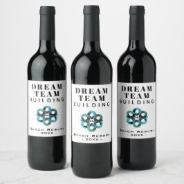 ドリームチーム - チームビルディングカンパニーロゴ ワインラベル