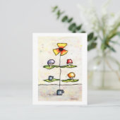 ドリームツリー水彩絵葉書 ポストカード (スタンド正面)