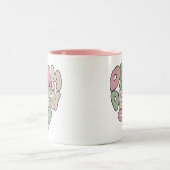 ドリームデザインドハンドレタリングタイポグラフィ ツートーンマグカップ (中央)