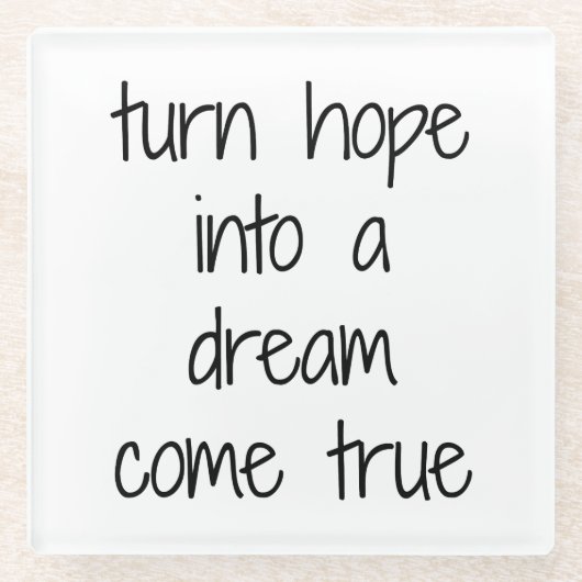 ドリームトゥル来グラスコースター ガラスコースター (正面)