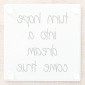 ドリームトゥル来グラスコースター ガラスコースター (裏面)