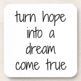 ドリームトゥル来懸命プラスチックコースター コースター