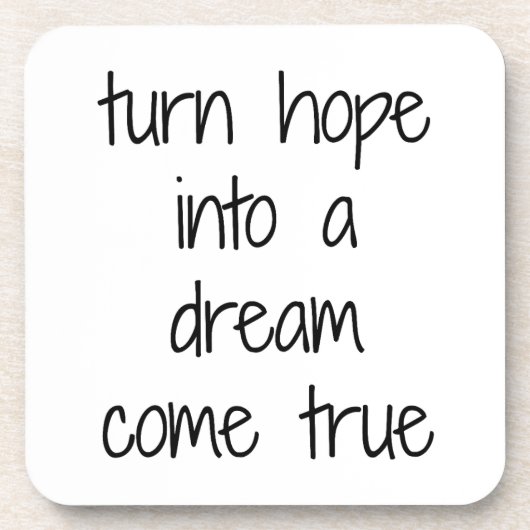 ドリームトゥル来懸命プラスチックコースター コースター (正面)