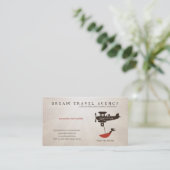 ドリームトラベル代理店の名刺 名刺 (スタンド正面)