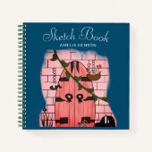 ドリームドアフェアリースケッチスケッチブック ノートブック (正面)