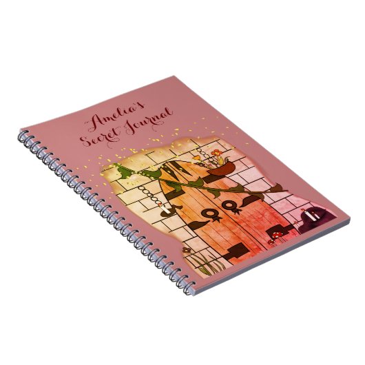 ドリームドアフェアリーテイルスケッチシークレットジャーナル ノートブック (右側)