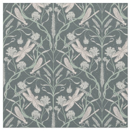 ドリームドラゴンフライとうもろこし花、星 ファブリック