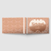 ドリームドラゴンフライのコーンフラワー、星、シェブロン ゲストブック (全面)