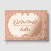 ドリームドラゴンフライのコーンフラワー、星、シェブロン ゲストブック (正面)