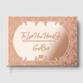 ドリームドラゴンフライのコーンフラワー、星、シェブロン ゲストブック