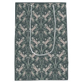 ドリームドラゴンフライのコーンフラワー、星、シェブロン ミディアムペーパーバッグ (裏面)