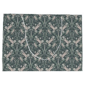 ドリームドラゴンフライのコーンフラワー、星、シェブロン ラージペーパーバッグ (裏面)