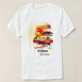 ドリームド来トゥルTシャツデザイン Tシャツ