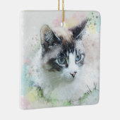 ドリームネコ磁器オーナメント セラミックオーナメント (右)