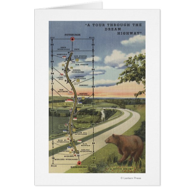 「ドリームハイウェイ」の詳細地図 (正面)