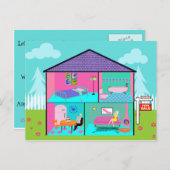 ドリームハウス実在エステートエージェントハガキ ポストカード (正面/裏面)