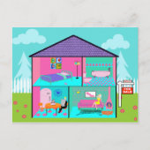 ドリームハウス実在エステートエージェントハガキ ポストカード (正面)