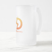 ドリームハウス フロストグラスビールジョッキ (正面右)