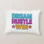 ドリームハッスルウィンやる気を起こさせる – アクセント枕 アクセントクッション (裏面)