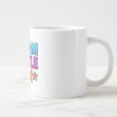 ドリームハッスルウィンやる気を起こさせる- Mag ジャンボコーヒーマグカップ (右)