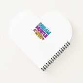 ドリームハッスルウィン – ハートノートブック ノートブック (裏面)