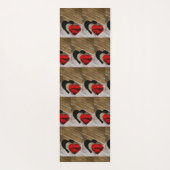 ドリームハートA落ちたヨガマット ヨガマット (裏面)