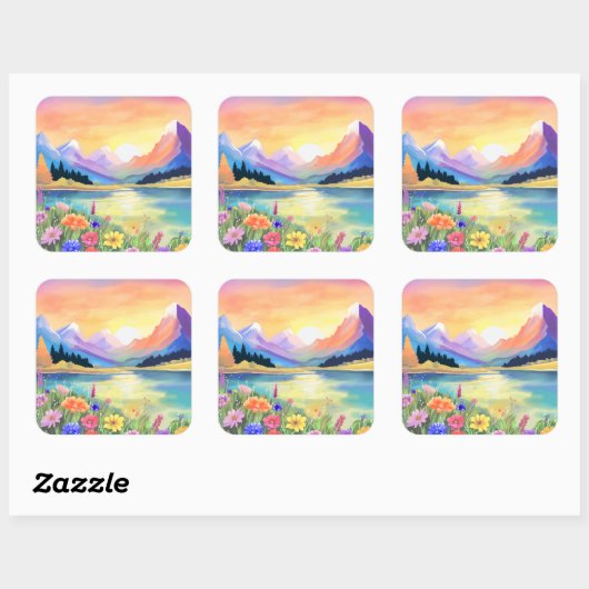 ドリームバイザマウンテンズレイクサンクチュアリ スクエアシール (シート)