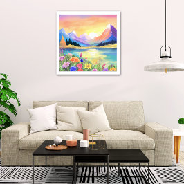 ドリームバイザマウンテンズレイクサンクチュアリ フォトプリント           