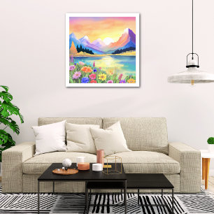 ドリームバイザマウンテンズレイクサンクチュアリ フォトプリント