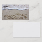 ドリームバケーションビーチ 名刺 (正面/裏面)