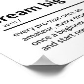 ドリームビッグことわざ ポスター (角)