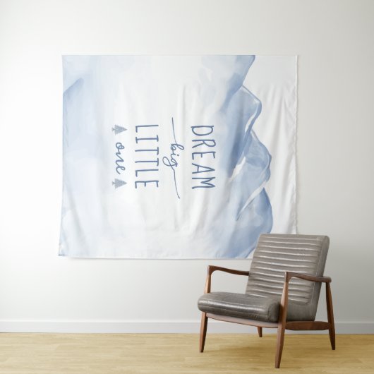 ドリームビッグウィンターマウンテン子供部屋ウォールデコール タペストリー (インサイチュ(横))