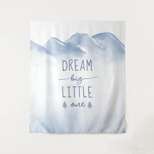 ドリームビッグウィンターマウンテン子供部屋ウォールデコール タペストリー (正面)