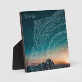 ドリームビッグエレガントサンセットスターリーナイトスカイマンダラ フォトプラーク (正面)