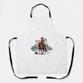 ドリームビッグカウボーイライディングホース エプロン (正面)
