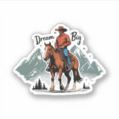 ドリームビッグカウボーイライディングホース シール (正面)