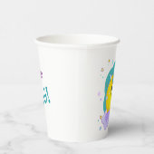 「ドリームビッグキャットスリープオンムーン感動的引用文 紙コップ (右)