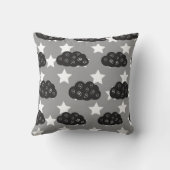 ドリームビッググレーと赤面ブラシスクリプト装飾用クッション クッション (裏面)