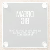 ドリームビッグコースター ガラスコースター (裏面)