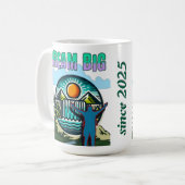 ドリームビッグコーヒーマグ – 感動的引用文カップ コーヒーマグカップ (正面左)