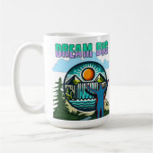 ドリームビッグコーヒーマグ – 感動的引用文カップ コーヒーマグカップ (左)