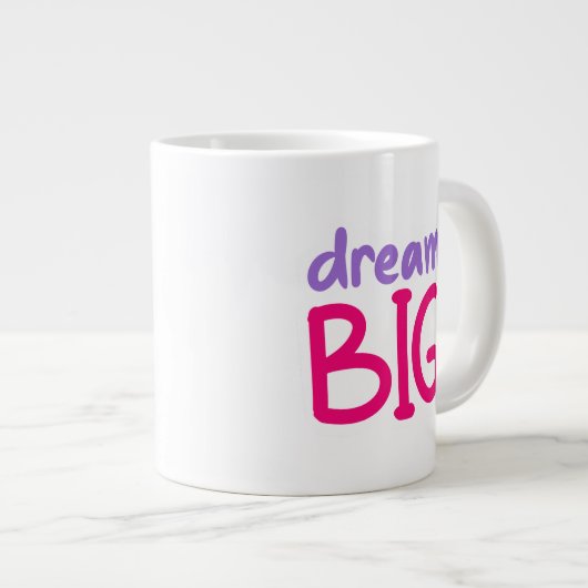 ドリームビッグ😁コーヒー専門マグカップ ジャンボコーヒーマグカップ (正面右)