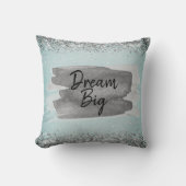 ドリームビッグシックシルバーグリッター クッション (正面)