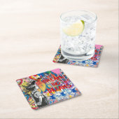 ドリームビッグドリームズグラフィティウォール スクエアペーパーコースター (インサイチュ)