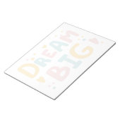 ドリームビッグパステルハート ノートパッド (アングル)