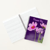 ドリームビッグパープルフローラやる気を起こさせる ノートブック (内部)