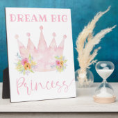 ドリームビッグプリンセスガールズルームサイン フォトプラーク (側面)