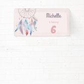 ドリームビッグボホドリームキャッチャー誕生日 横断幕 (インサイチュ)