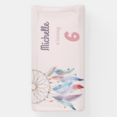 ドリームビッグボホドリームキャッチャー誕生日 横断幕 (縦)