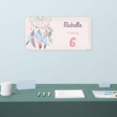 ドリームビッグボホドリームキャッチャー誕生日 横断幕 (トレードショー)